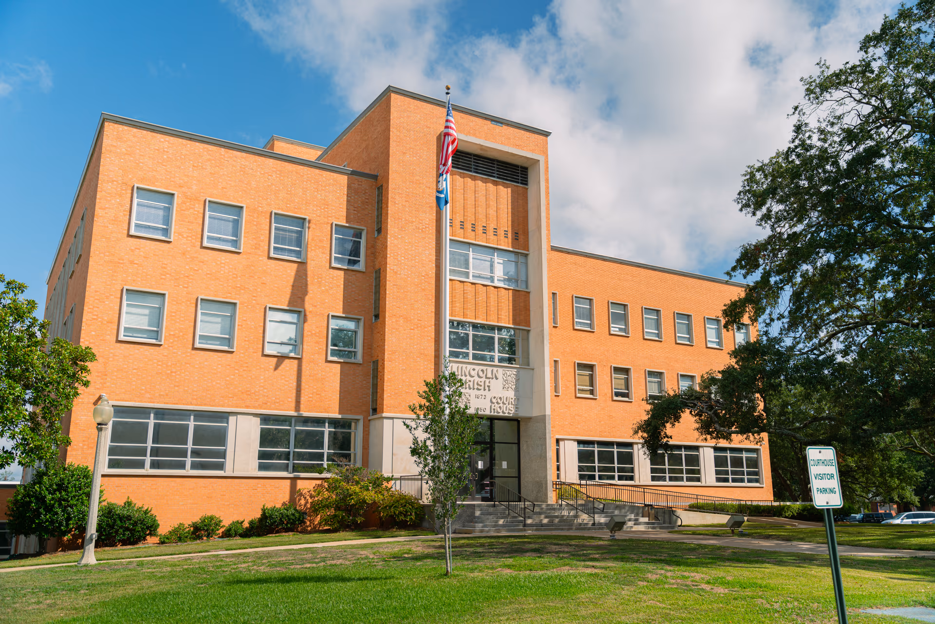 Lincoln Parish Courthouse building in Ruston, Louisiana